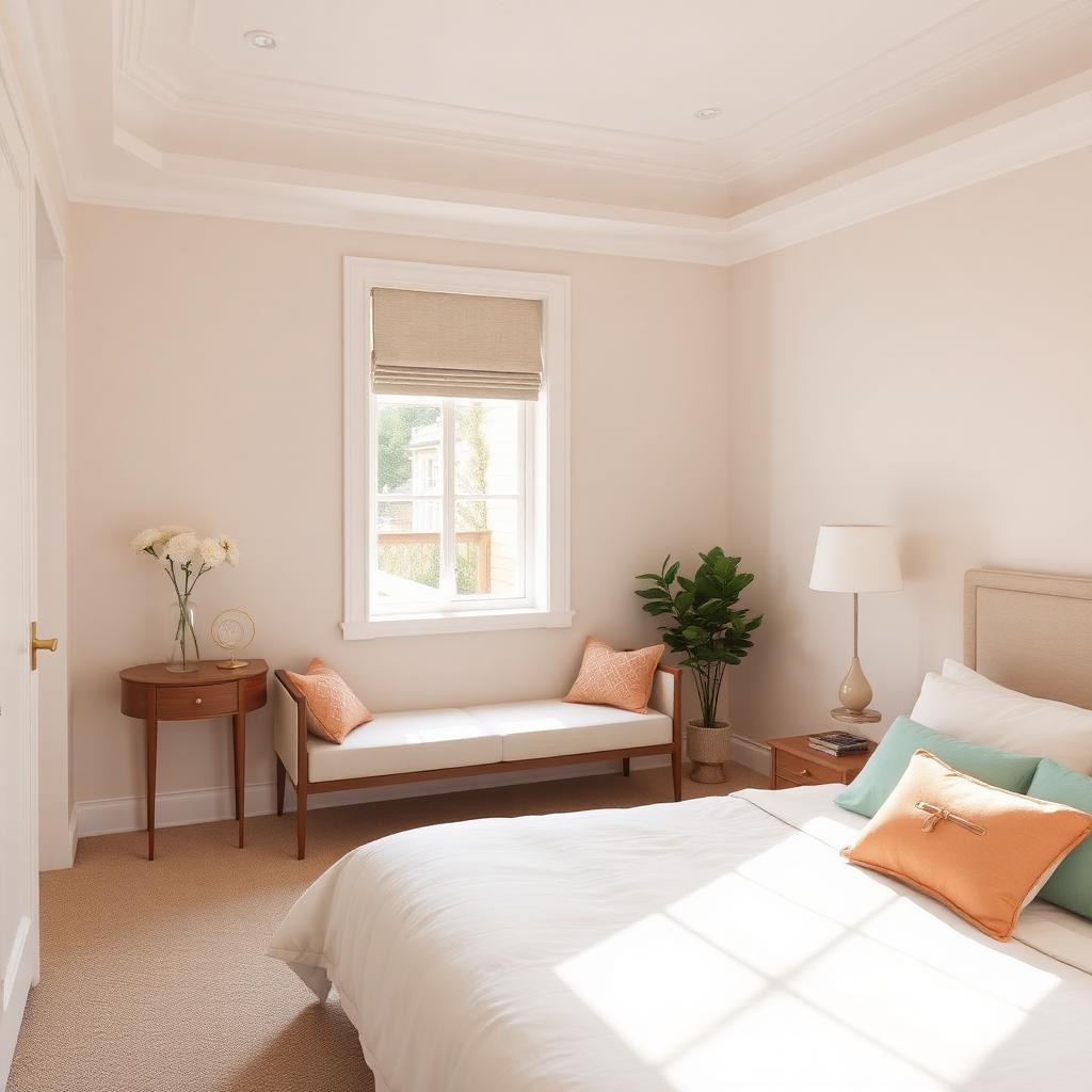 Soft neutral bedroom